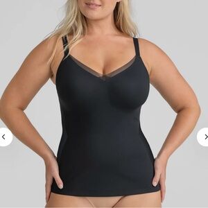 Honeylove Black Shapewear Camisole with Adjustable Straps